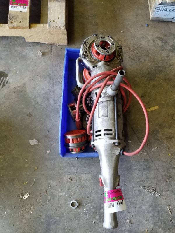 lot 1147 image: Rigid Pipe Threader 700
