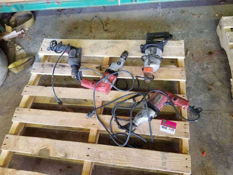 lot 1149 image: Various Hammer Drills