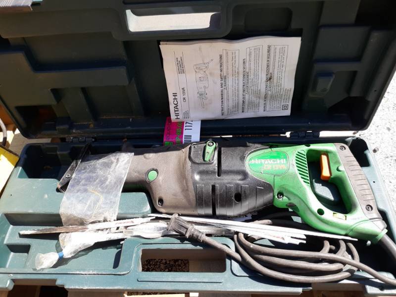 lot 1177 image: Hitachi Reciprocating Saw #CR 13VA