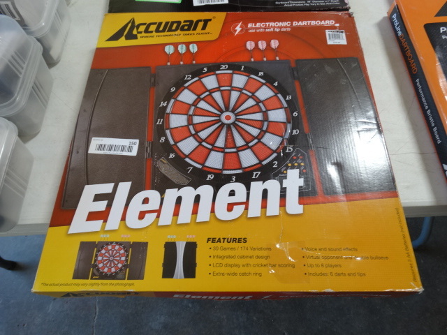 accudart electronic dartboard 30 games