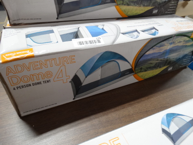 lot 179 image: Boulder creek adventure dome 4 tent.