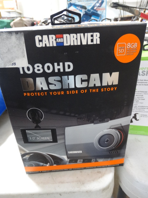 lot 198 image: Car and driver 1080HD dashcam.