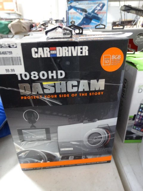 lot 200 image: Car and driver 1080HD dashcam.