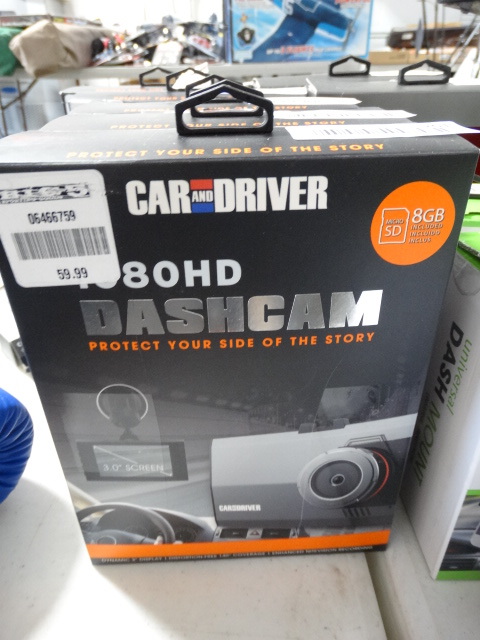 lot 201 image: Car and driver 1080HD dashcam.