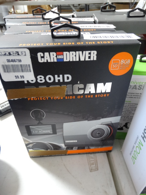 lot 202 image: Car and driver 1080HD dashcam.