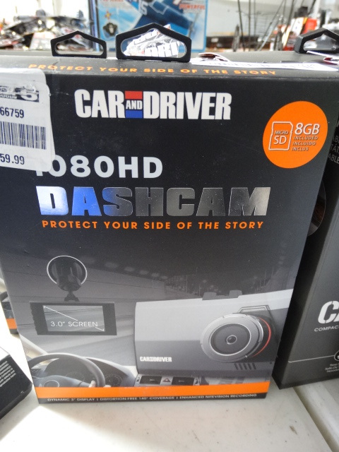 lot 204 image: Car and driver 1080HD dashcam.