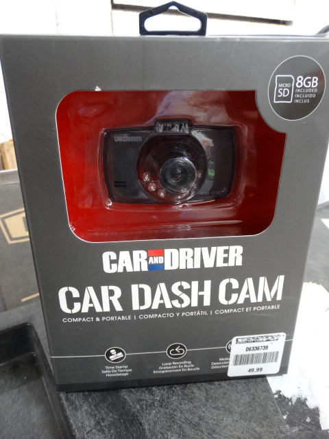lot 206 image: Car and driver 1080HD dashcam.