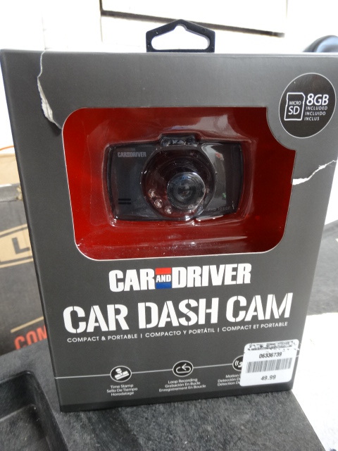 lot 207 image: Car and driver 1080HD dashcam.