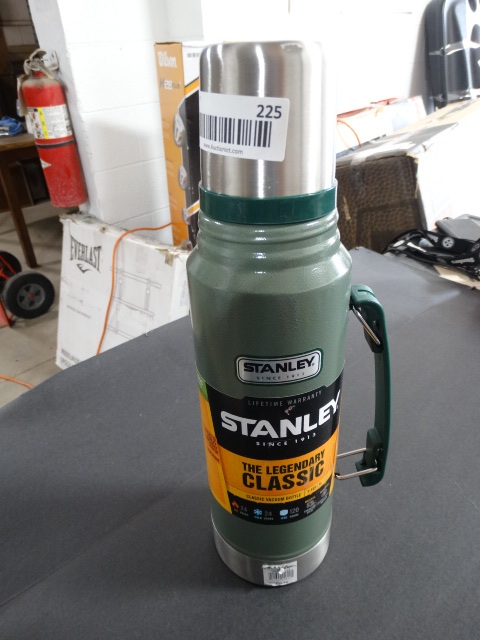 lot 225 image: Stanley classic 1L vacuum bottle.