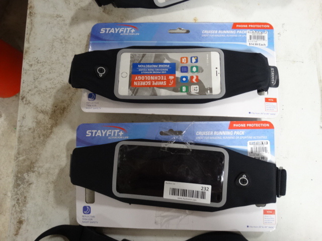 lot 232 image: 2 Stayfit cruiser running packs.