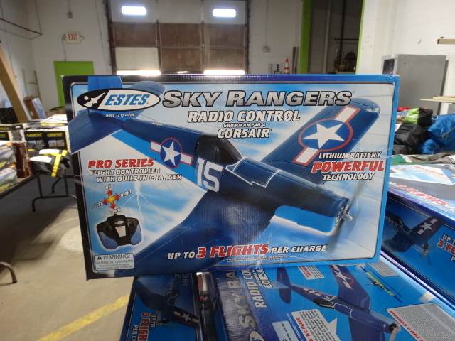 lot 249 image: Estes Sky rangers radio control grumman F4U-4 corsair.