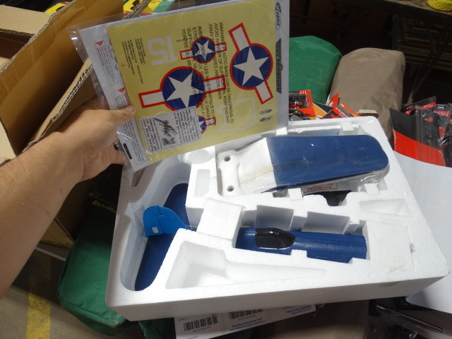 lot 251 image: Estes Sky rangers radio control grumman F4U-4 corsair.
