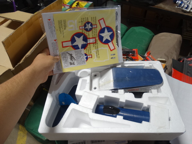 lot 252 image: Estes Sky rangers radio control grumman F4U-4 corsair.