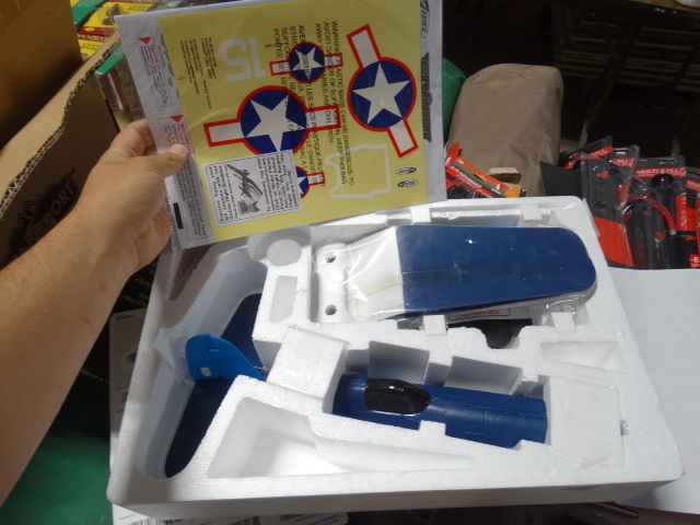 lot 253 image: Estes Sky rangers radio control grumman F4U-4 corsair.