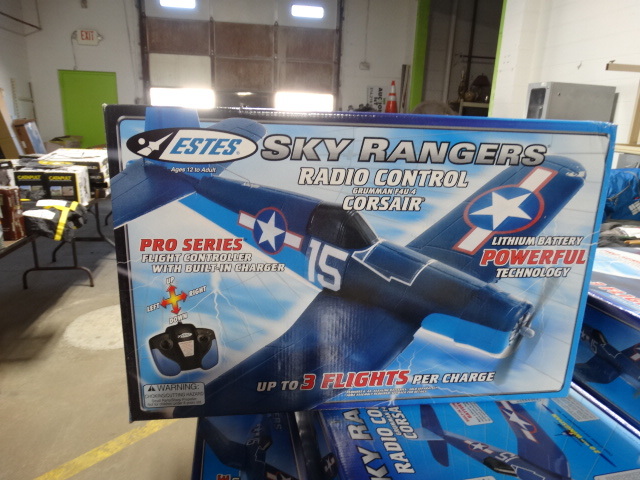 lot 255 image: Estes Sky rangers radio control grumman F4U-4 corsair.