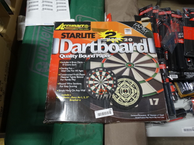 lot 258 image: Accudart dartboard. 2 games in one