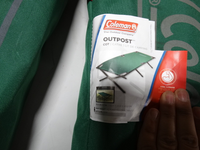 coleman outpost cot