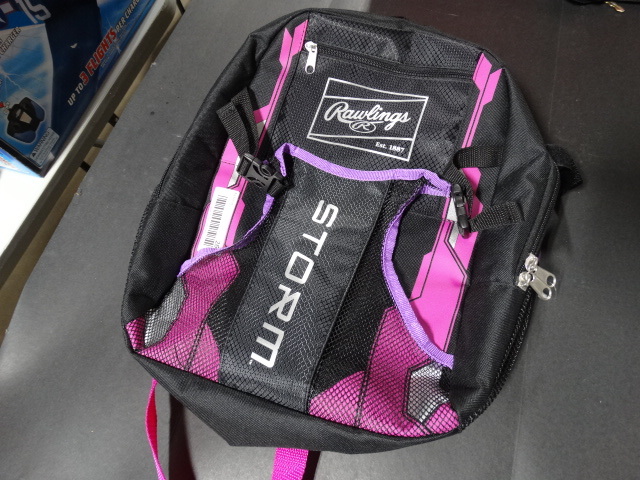 lot 268 image: Rawlings storm backpack.
