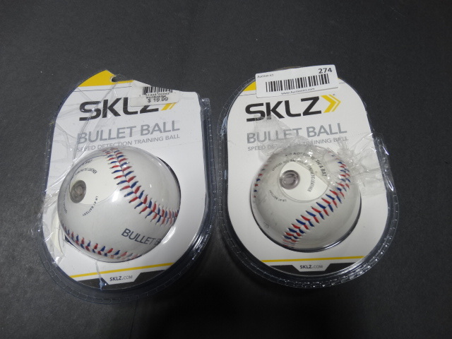 lot 274 image: 2 SKLZ bulletballs.