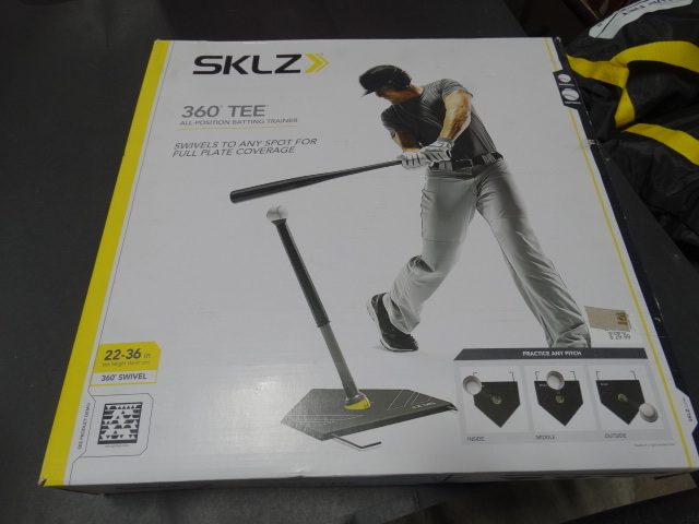 lot 281 image: SKLZ 360 degree batting trainer.