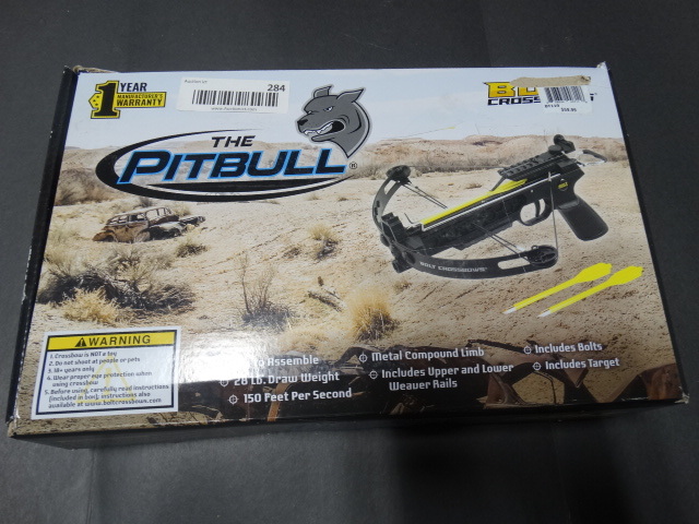 lot 284 image: Pitbull bolt crossbow.