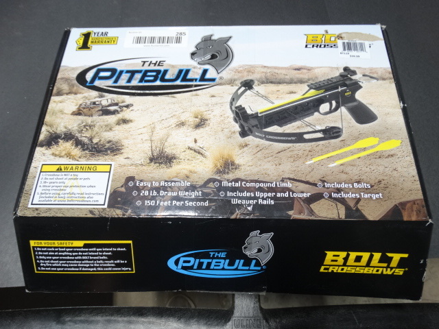 lot 285 image: Pitbull bolt crossbow.