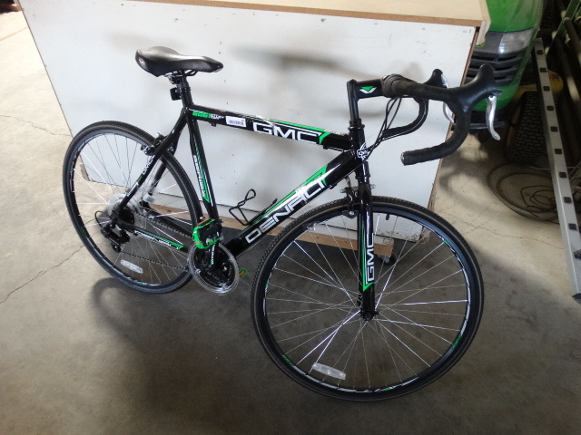 lot 306 image: GMC denali bike. rear brake handle is broken.