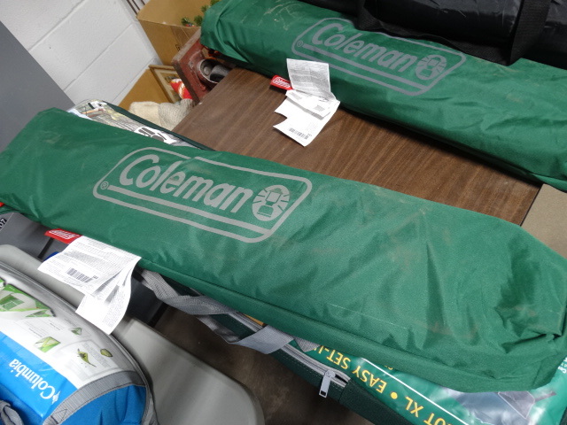 lot 344 image: Coleman outpost cot. 75x35x17.