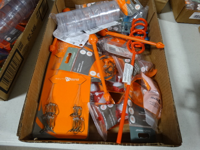 lot 365 image: Lot of south bend fishing accessories.