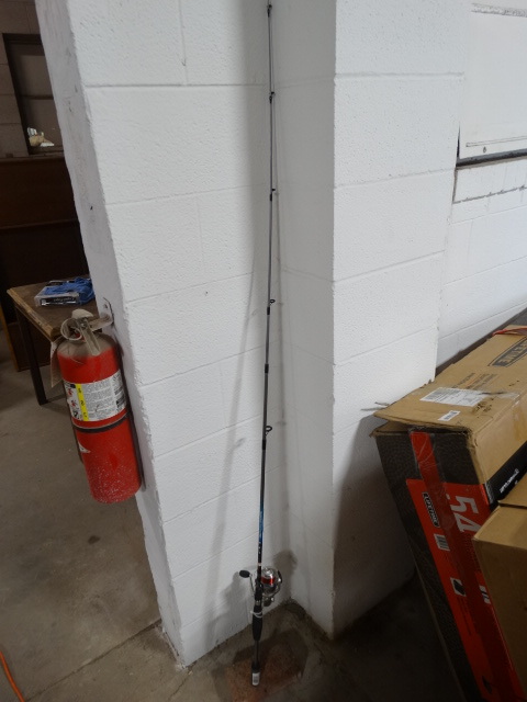 lot 393 image: Zebco pole and reel.