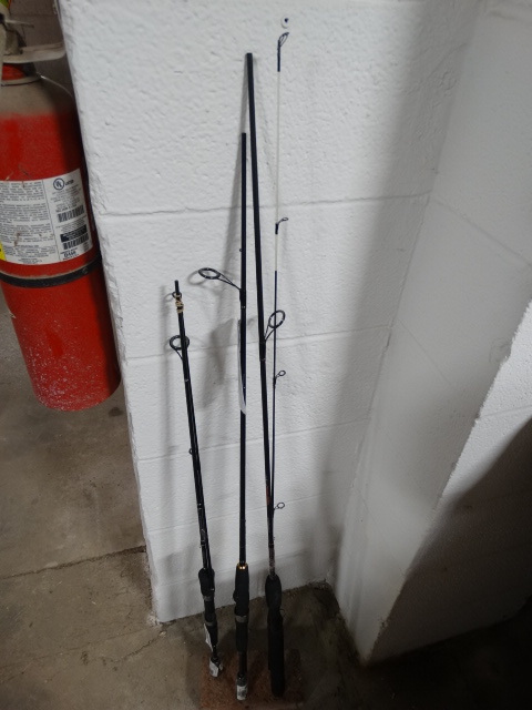lot 397 image: Lot of various poles no reels.