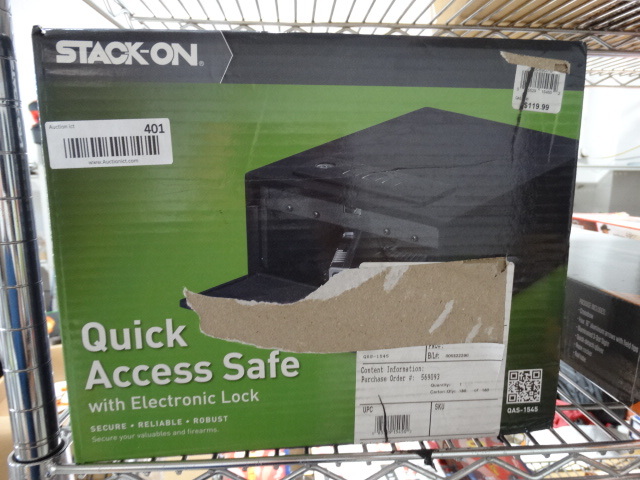 lot 401 image: Stack-on quick access safe.