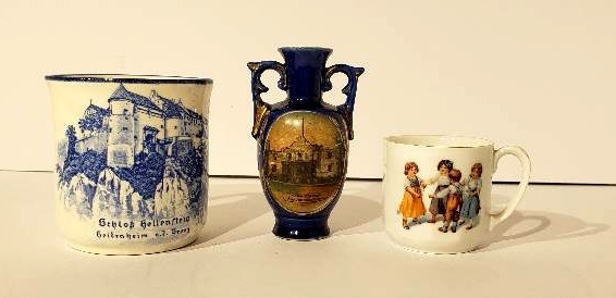 lot 1005 image: Wheelock Dresden Vase, Waechtersbach Mug, German Mug