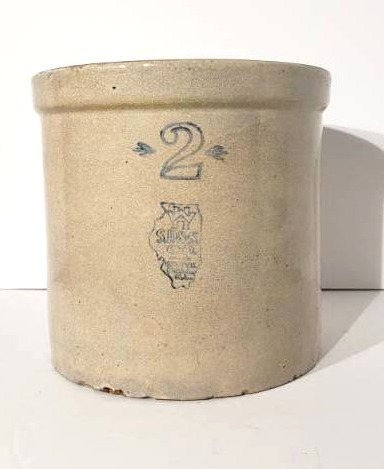 lot 1011 image: Crock # 2  HW S.P.&.S. Co. Ill