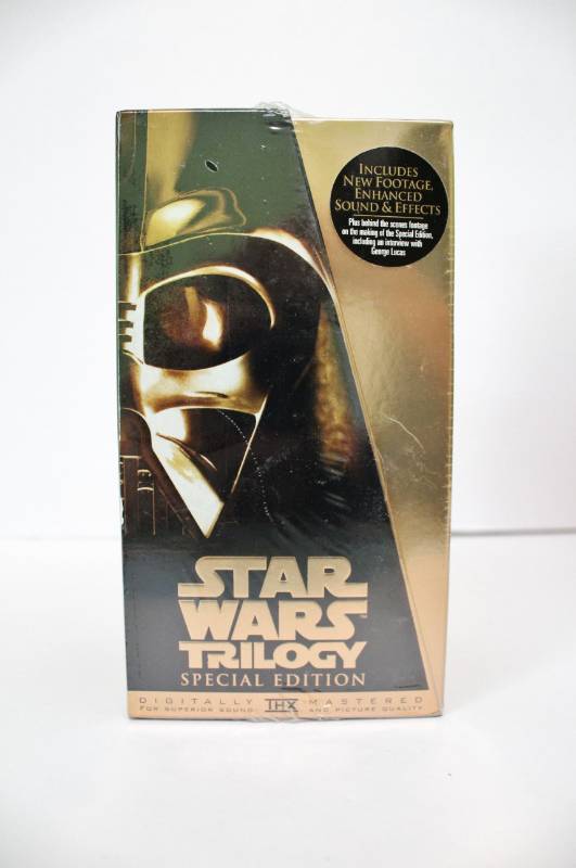lot 1106 image: 9 Unopened Factory Sealed VHS Classics Star Wars, Doctor Zhivago�