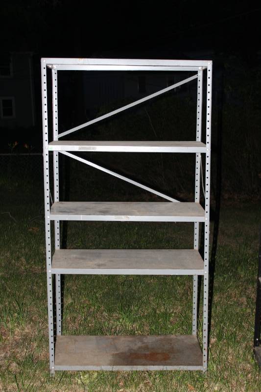 lot 1234 image: Metal Utility shelf