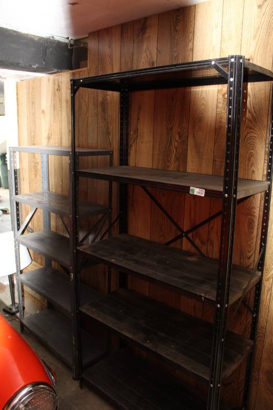 lot 1282 image: Two garage shelving units