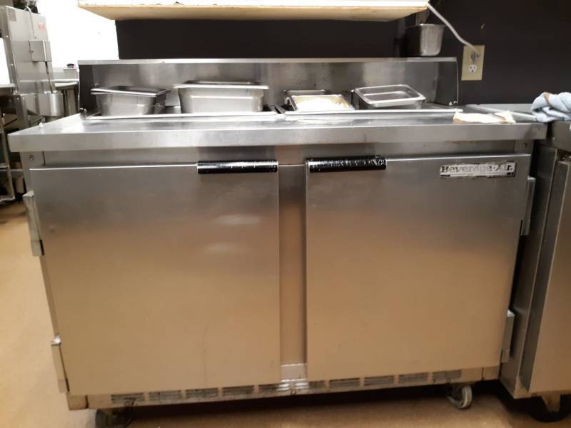 lot 1573 image: Beverage - Aire Refrigerated Make Table model # SUR48-12