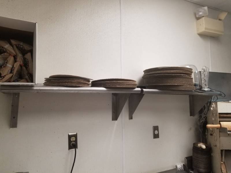 lot 1586 image: 2 Stainless Shelves 36in