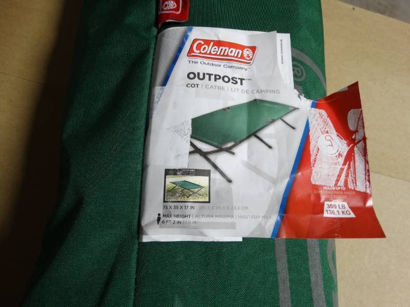 coleman outpost cot