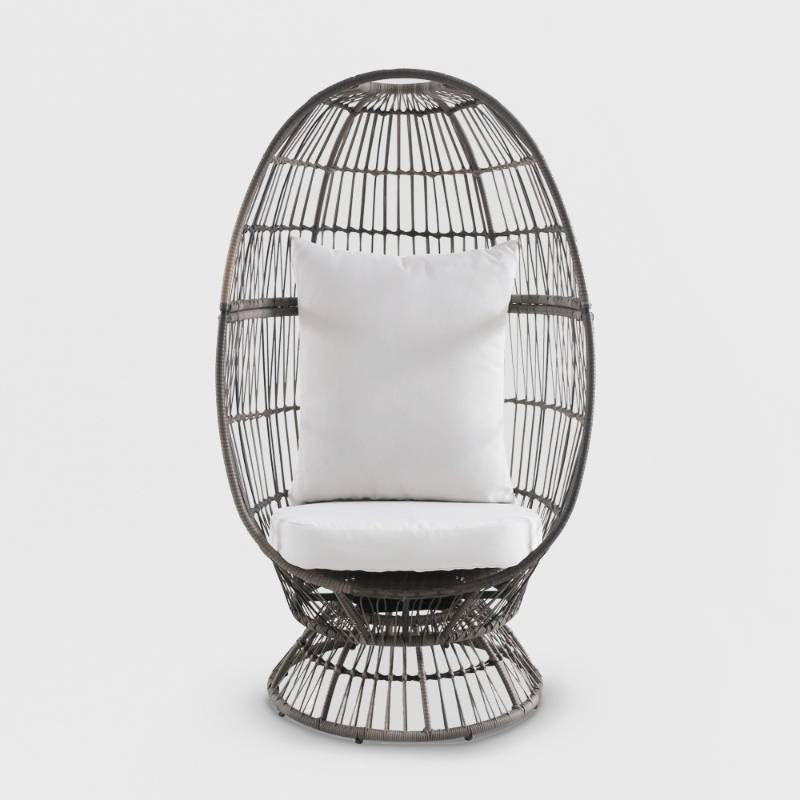 lot 5891 image: Latigo Swivel Patio Egg Chair - Opalhouse