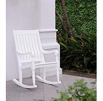 lot 5915 image: White Porch Rocker