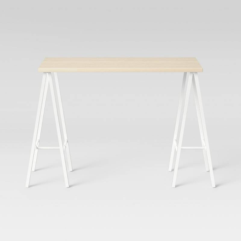 lot 5924 image: Trestle Desk White - Room Essentials
