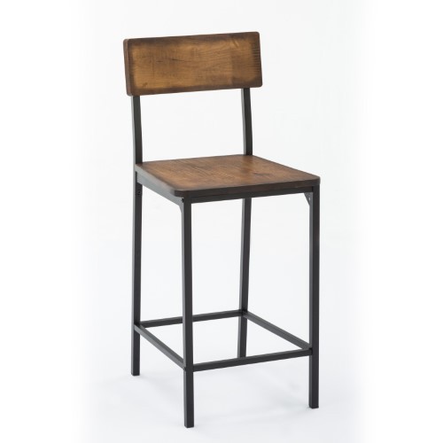 lot 5998 image: 24 Americano Set of 2 Counter Stool Gray - Boraam