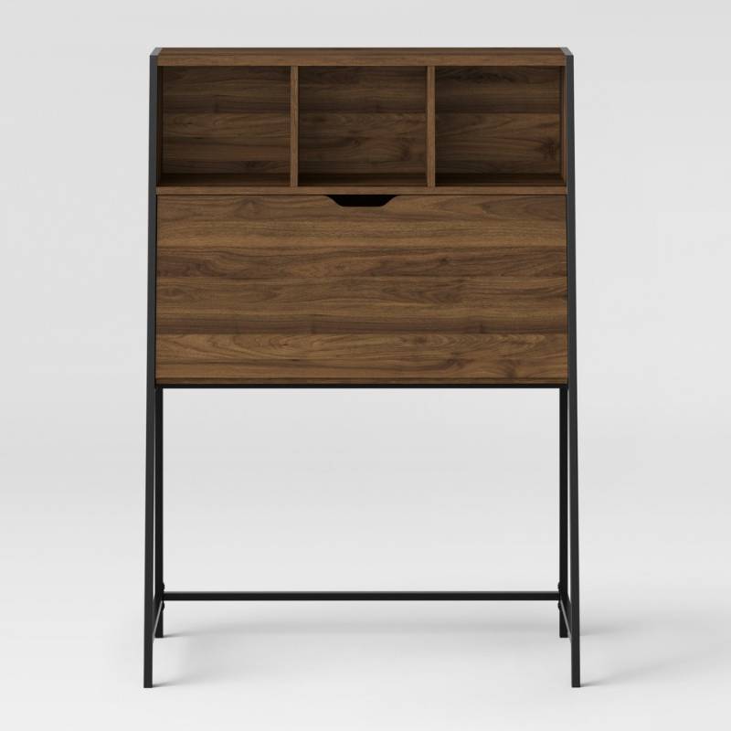 lot 6033 image: Loring Secretary Desk Walnut (Brown) - Project 62