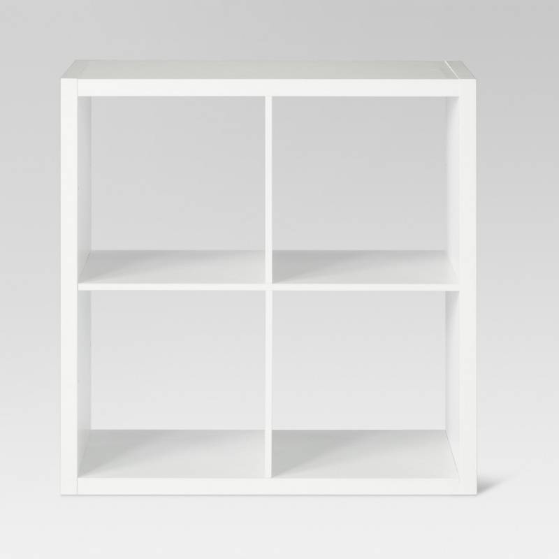 lot 6069 image: Storage Cube Threshold 4 Cube Organizer - White
