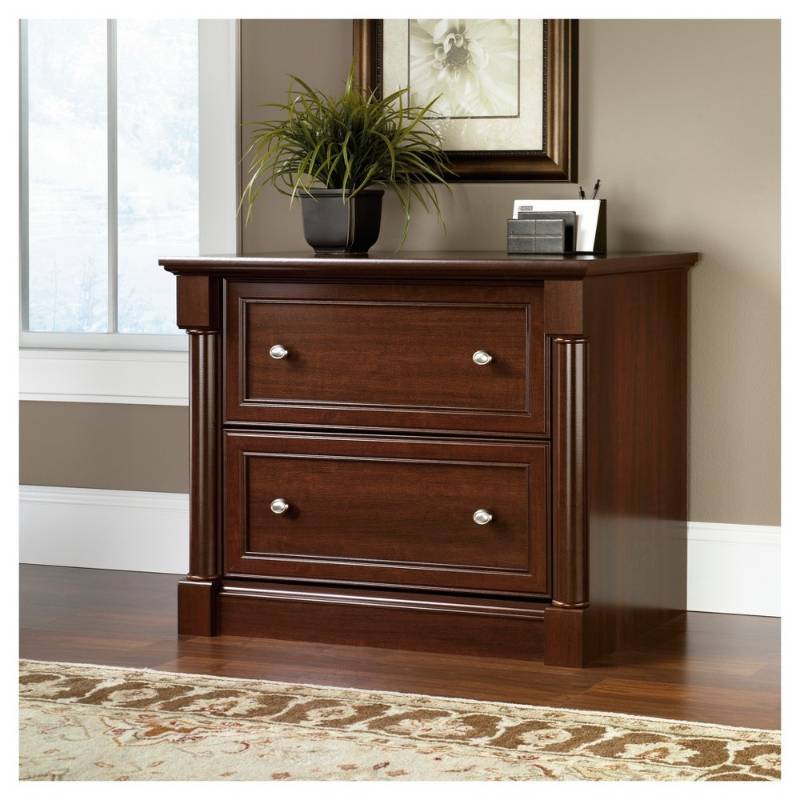 lot 6086 image: Palladia Lateral File Cabinet - Select Cherry - Sauder