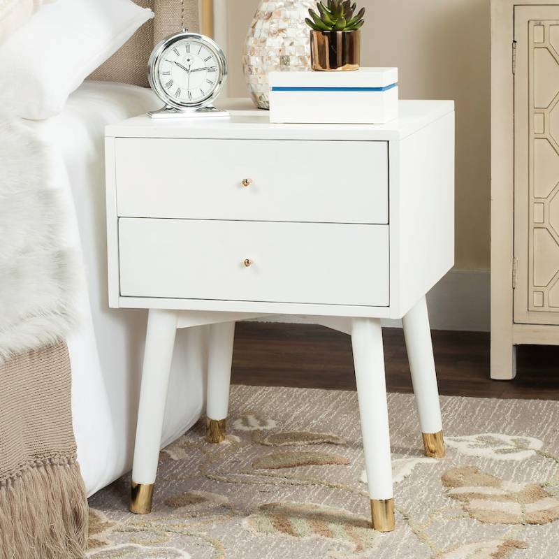 lot 6104 image: Safavieh 2 Drawer Nightstand