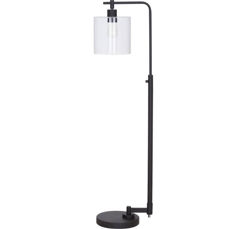 lot 6119 image: Threshold Ebony Hudson Industrial Collection Floor Lamp