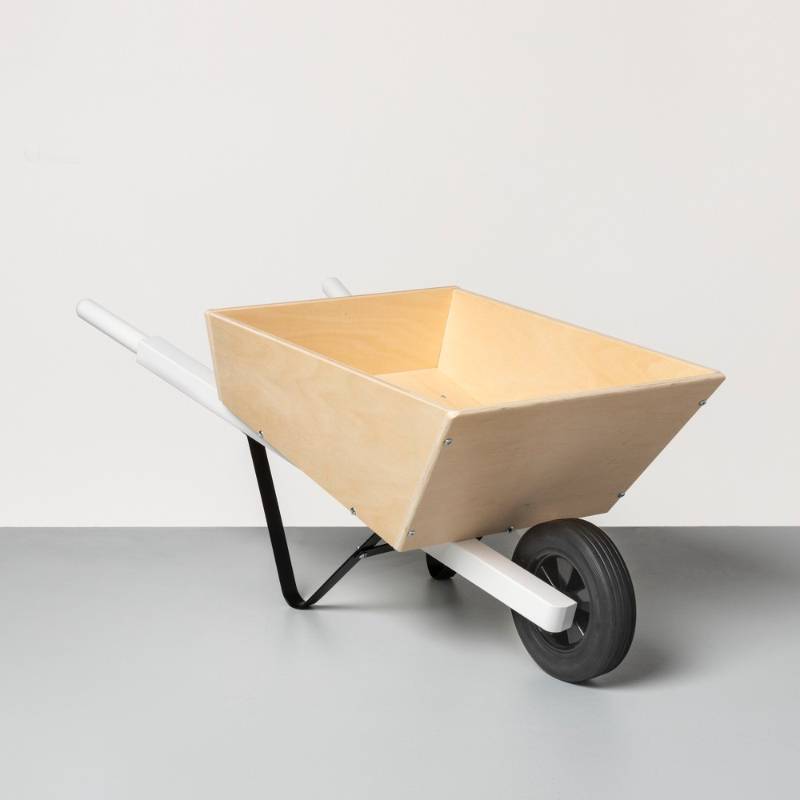 lot 6132 image: Wooden Toy Wheelbarrow - Hearth & Hand with Magnolia